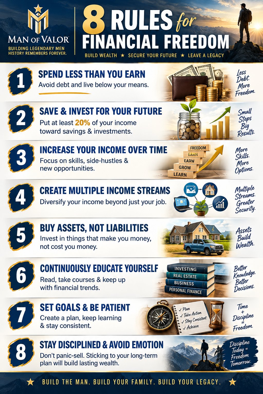 8 Rules for Financial Freedom